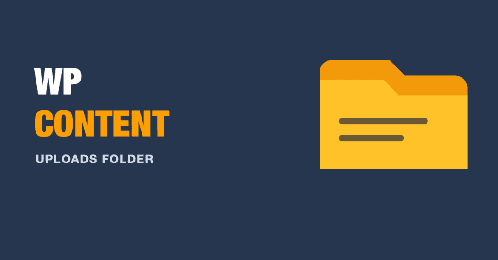 WP Content Uploads folder