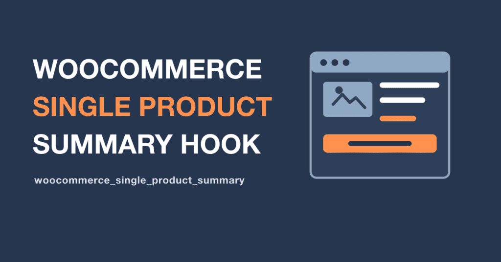 WooCommerce single product summary hook guide thumbnail